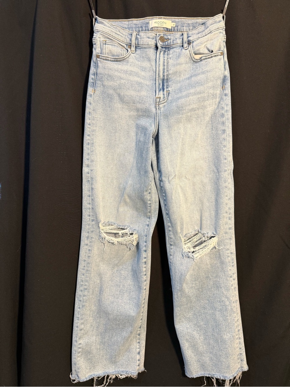 Hidden Jeans Los Angeles Size 28 High Rise Distressed